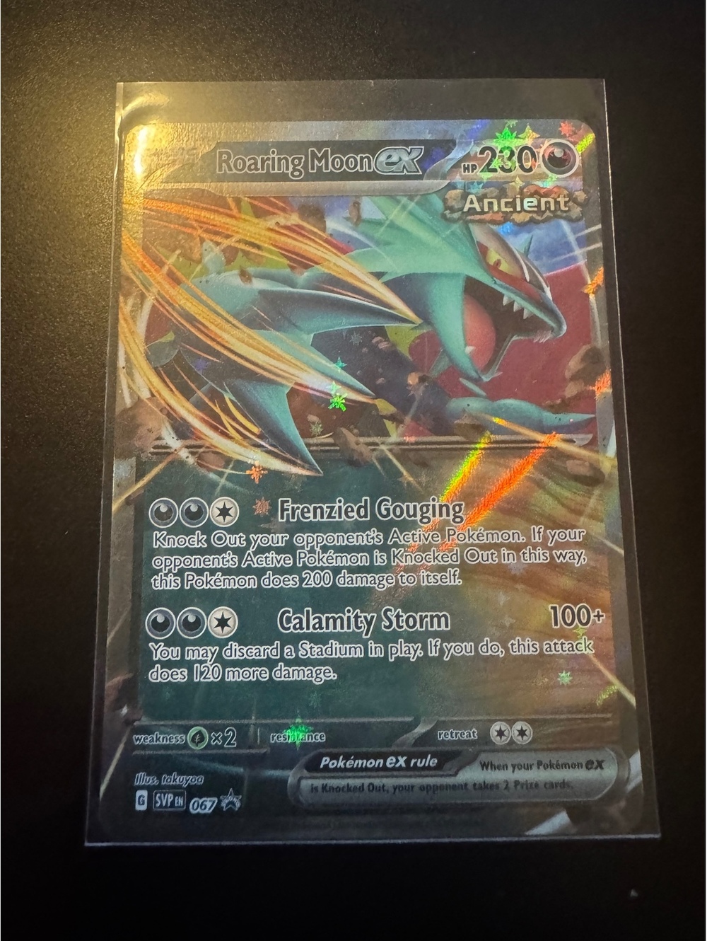 Roaring Moon ex 067 Banette ex 041/078 Korean Pokemon Lot